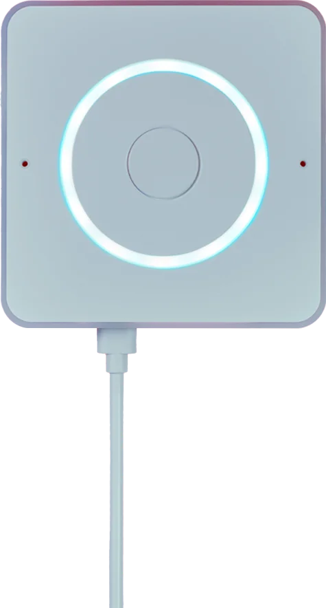Home Assistant Voice Preview Edition — bovenaanzicht